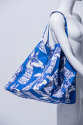 BEACH BAG Llamas - Royal Blue