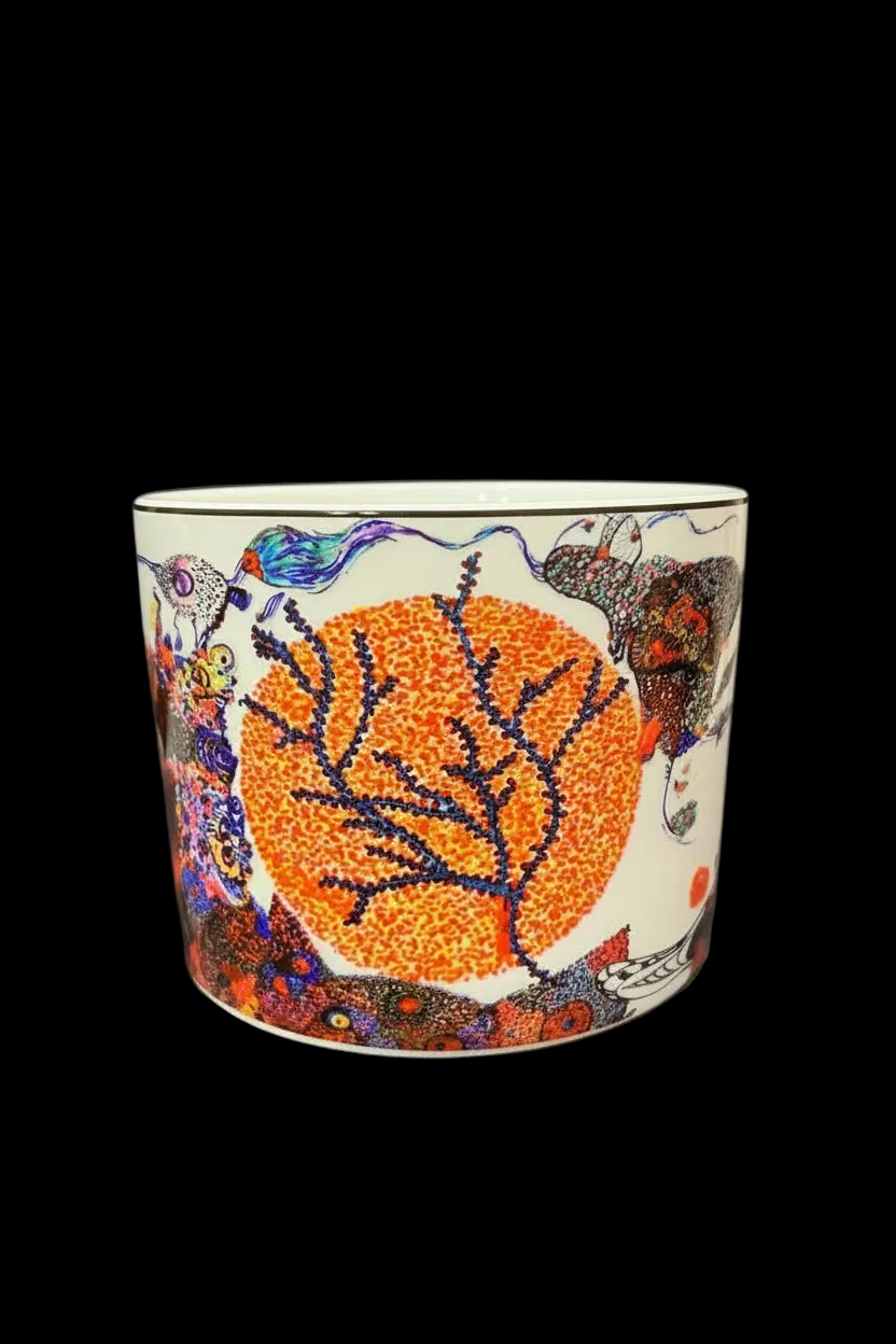 Porcelain Candle “Coral”
