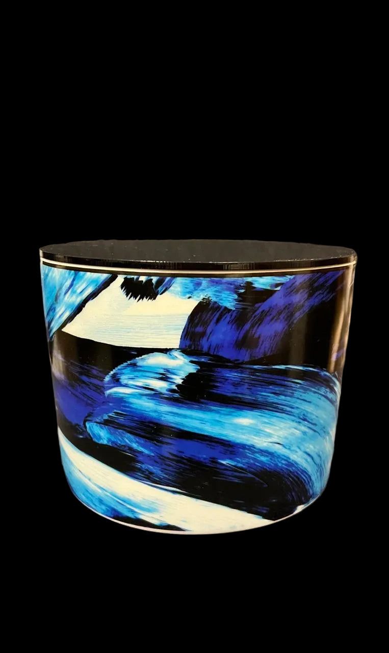 Porcelain Candle “Blue Waves”