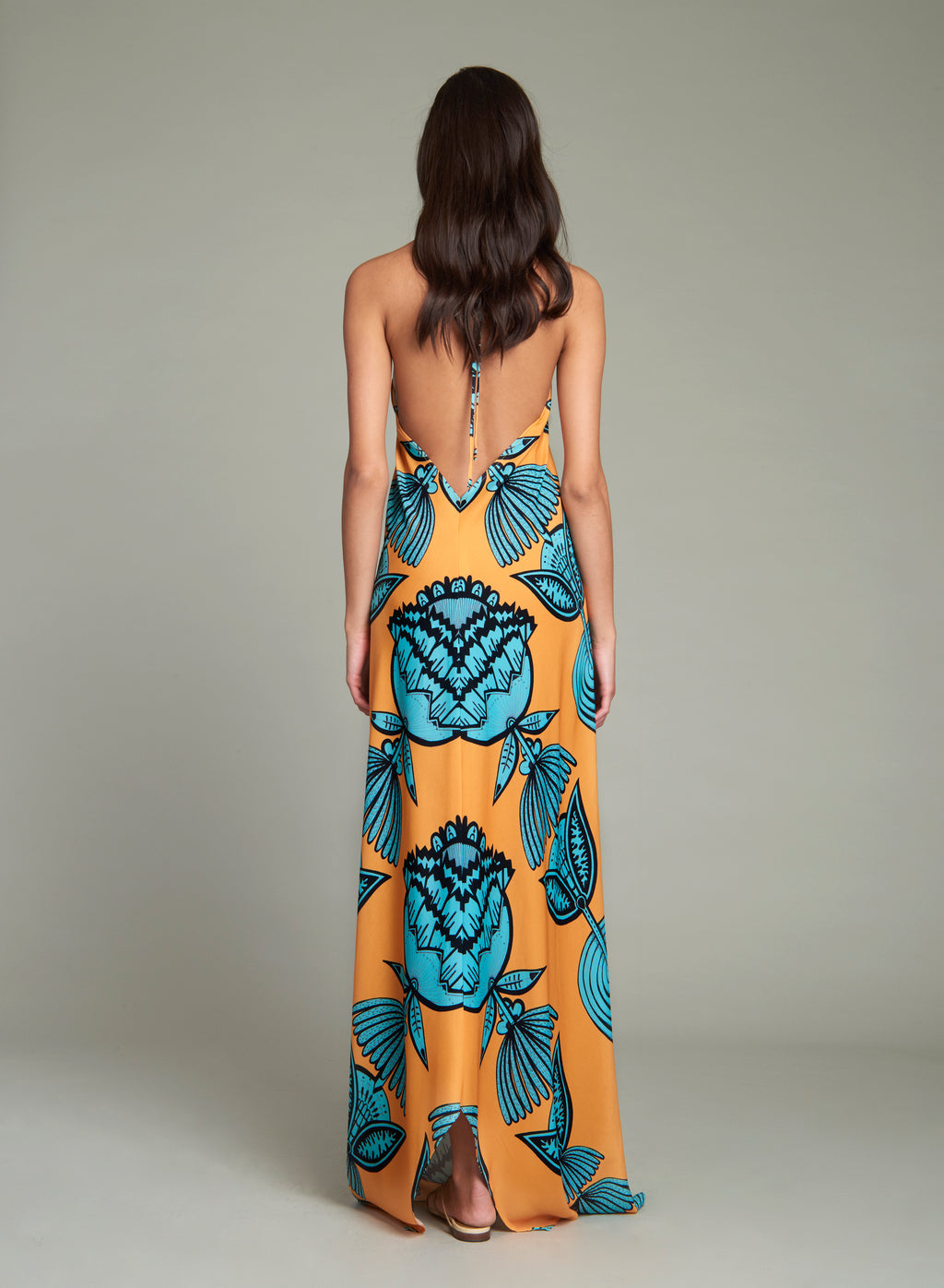 DAPHNE Tulips - Orange / Emerald