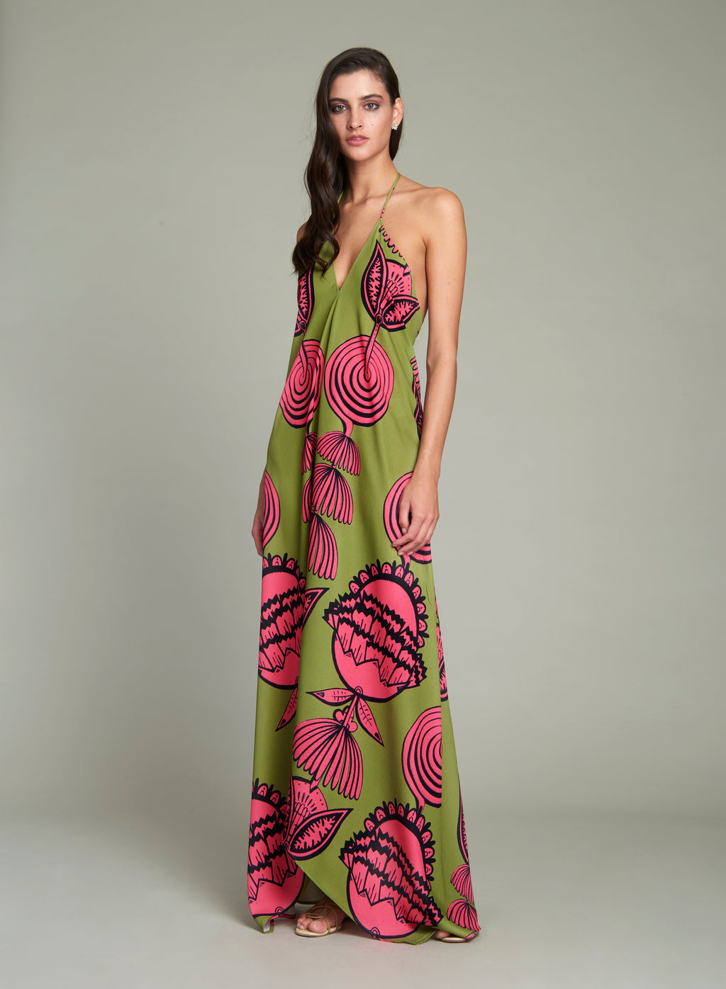 DAPHNE Tulips - Olive / Pink