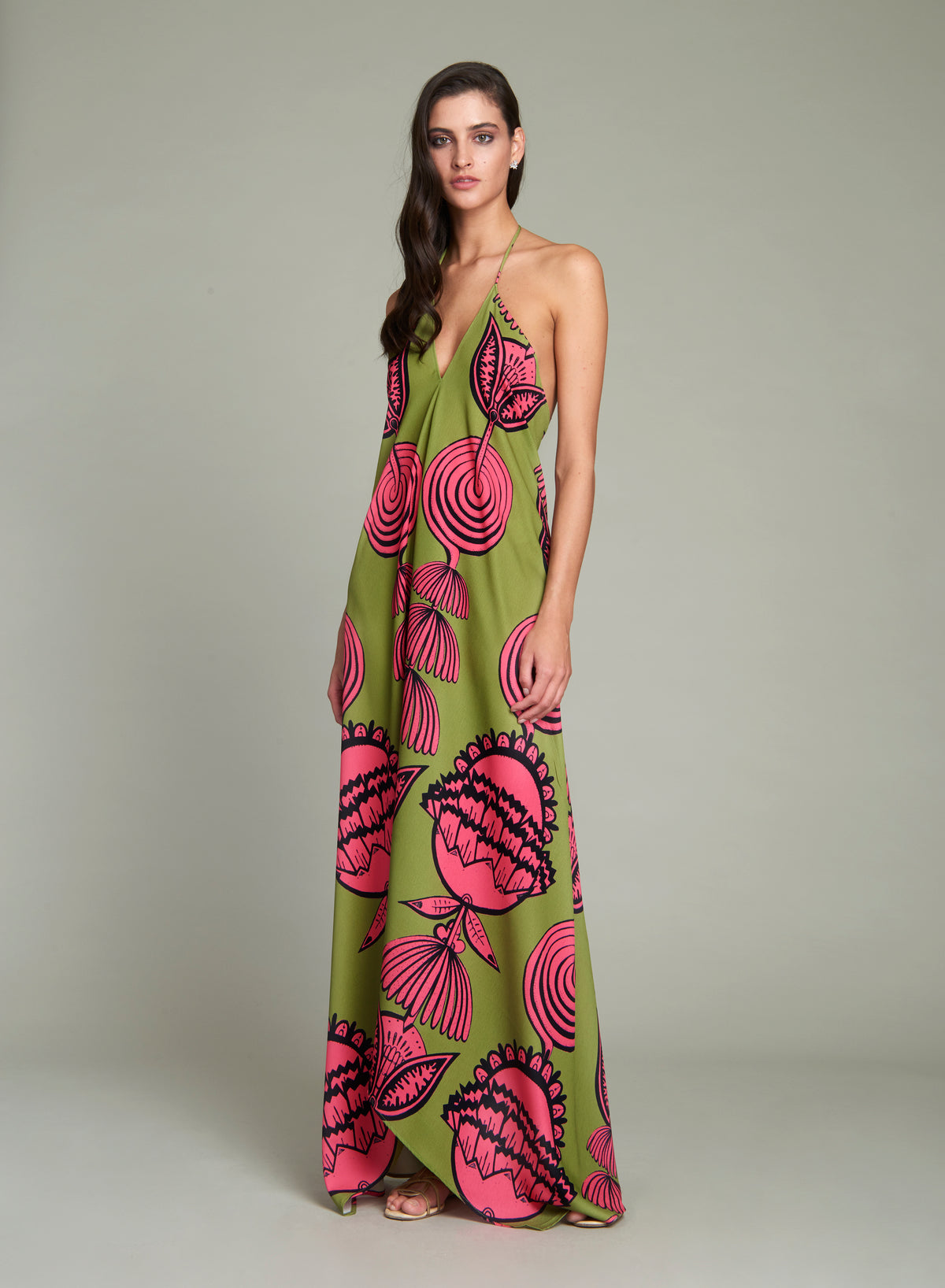 DAPHNE Tulips - Olive / Pink