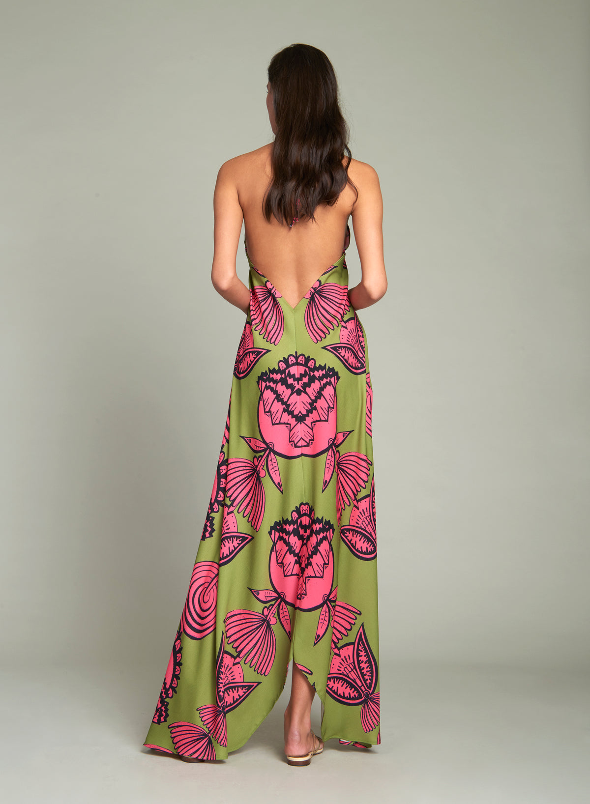 DAPHNE Tulips - Olive / Pink