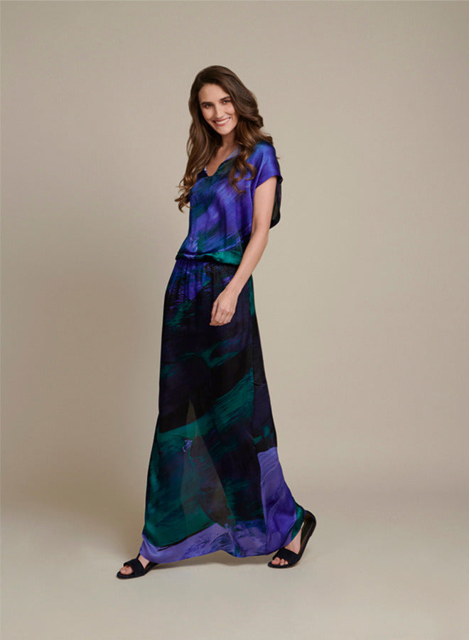 DARIA Waves - Mauve Green