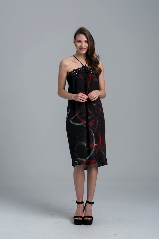 EVA Arabesque - Black Red