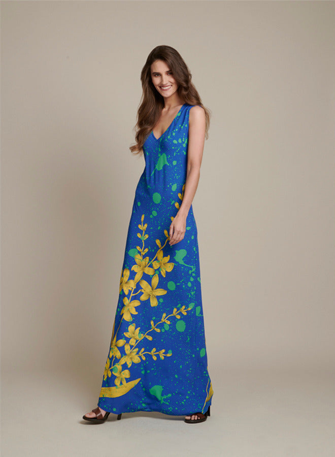 INDRA Flower - Blue / Yellow