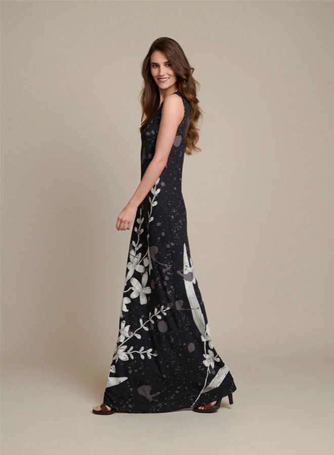 INDRA Flower - Black / White