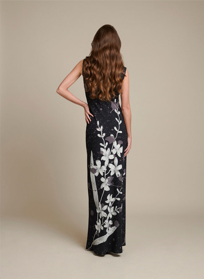 INDRA Flower - Black / White