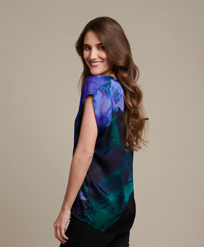 MERI Waves - Mauve Green
