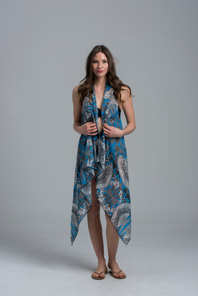 VALERIA Peacock - Blue Grey